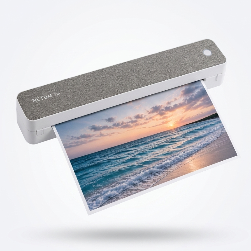 NETUM Imprimante thermique portable A4 – Sans encre Bluetooth et USB