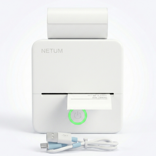NETUM mini-imprimante d'autocollants- technologie thermique