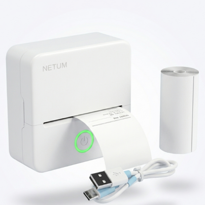 NETUM mini-imprimante d'autocollants- technologie thermique