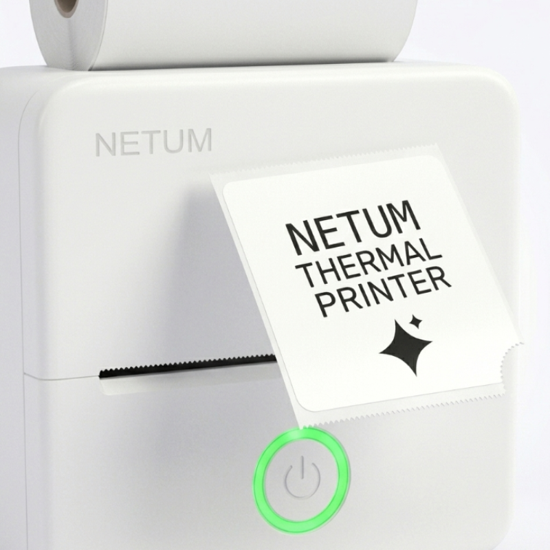 NETUM mini-imprimante d'autocollants- technologie thermique