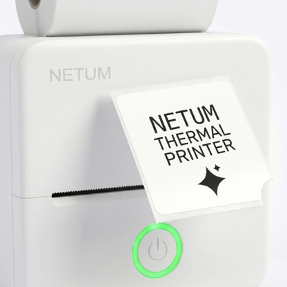 NETUM mini-imprimante d'autocollants- technologie thermique