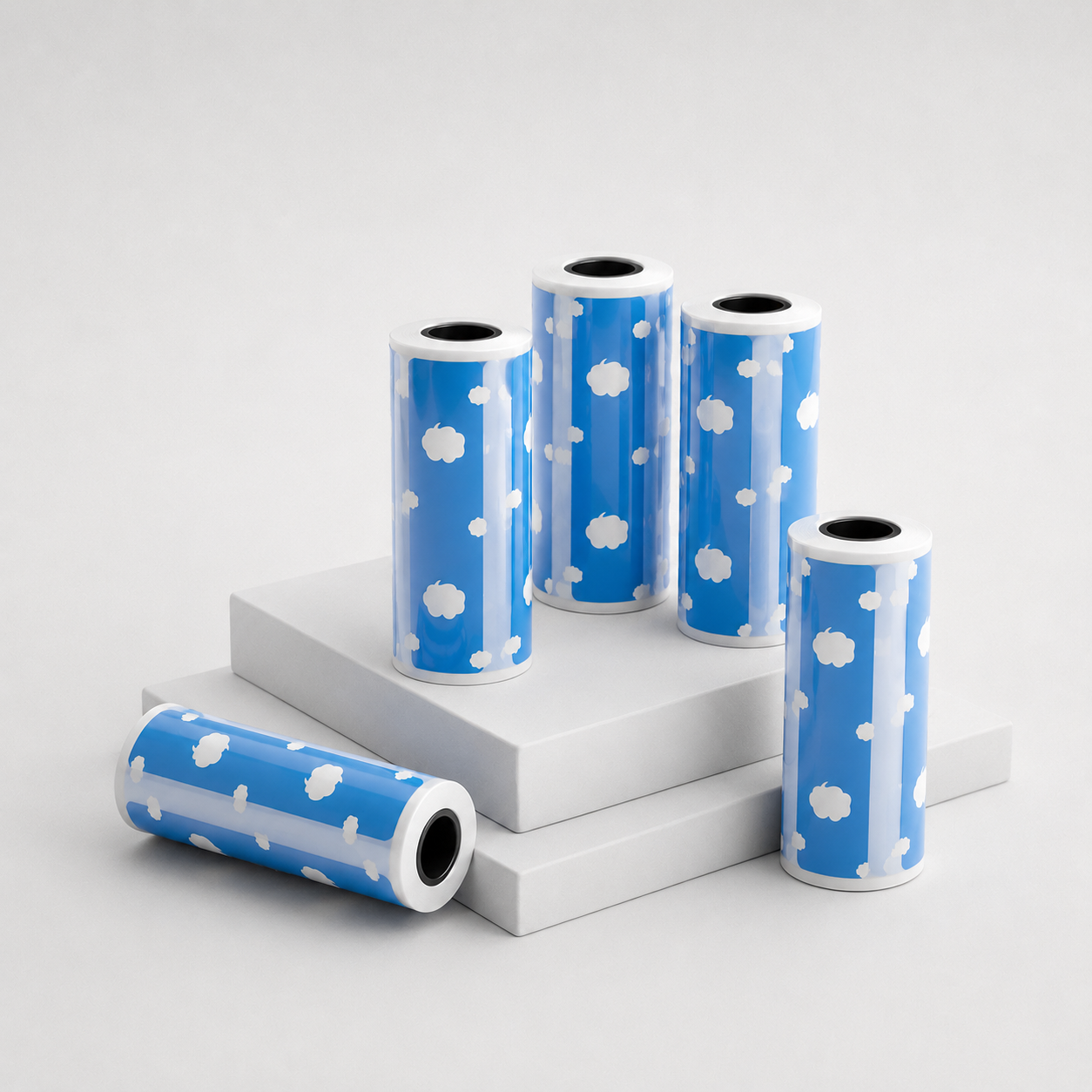 Netum papier imprimante autocollant étiquette - 5 rouleaux